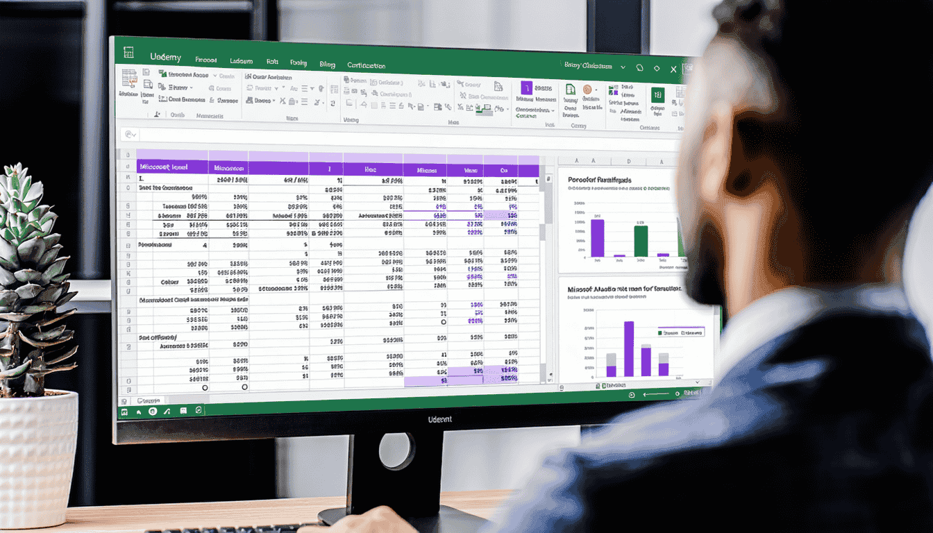 Analyzing financial data - Best Excel Course for Financial Analyst