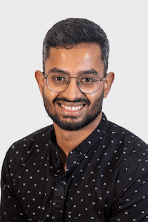 Head and shoulders of Sarath Kizhakkoot