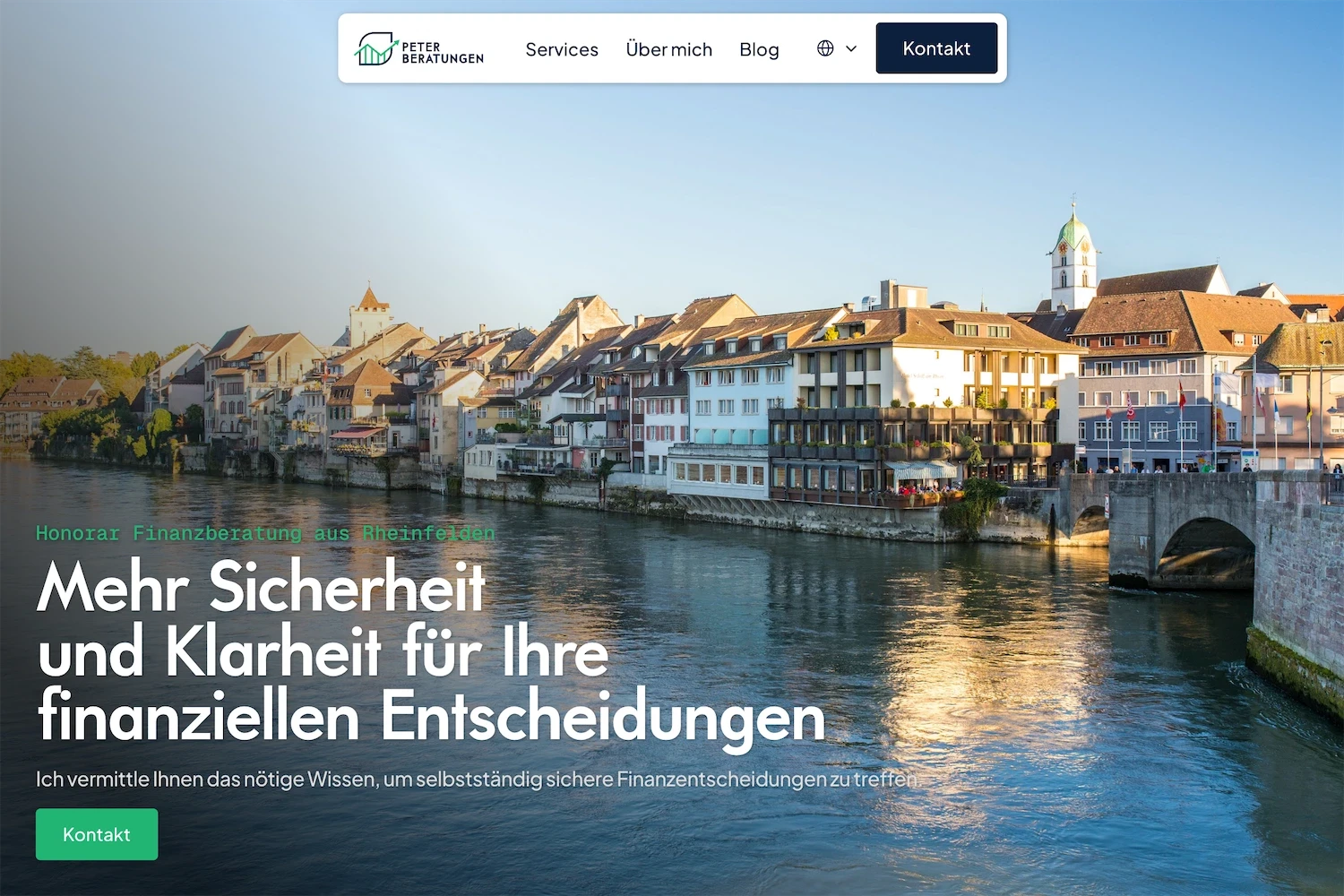 Homepage Website-Projekt Peter Beratungen