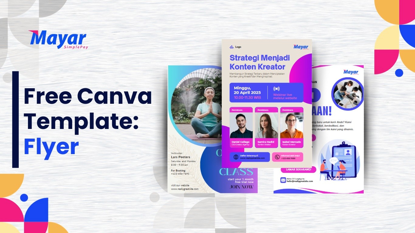 templat flyer canva gratis