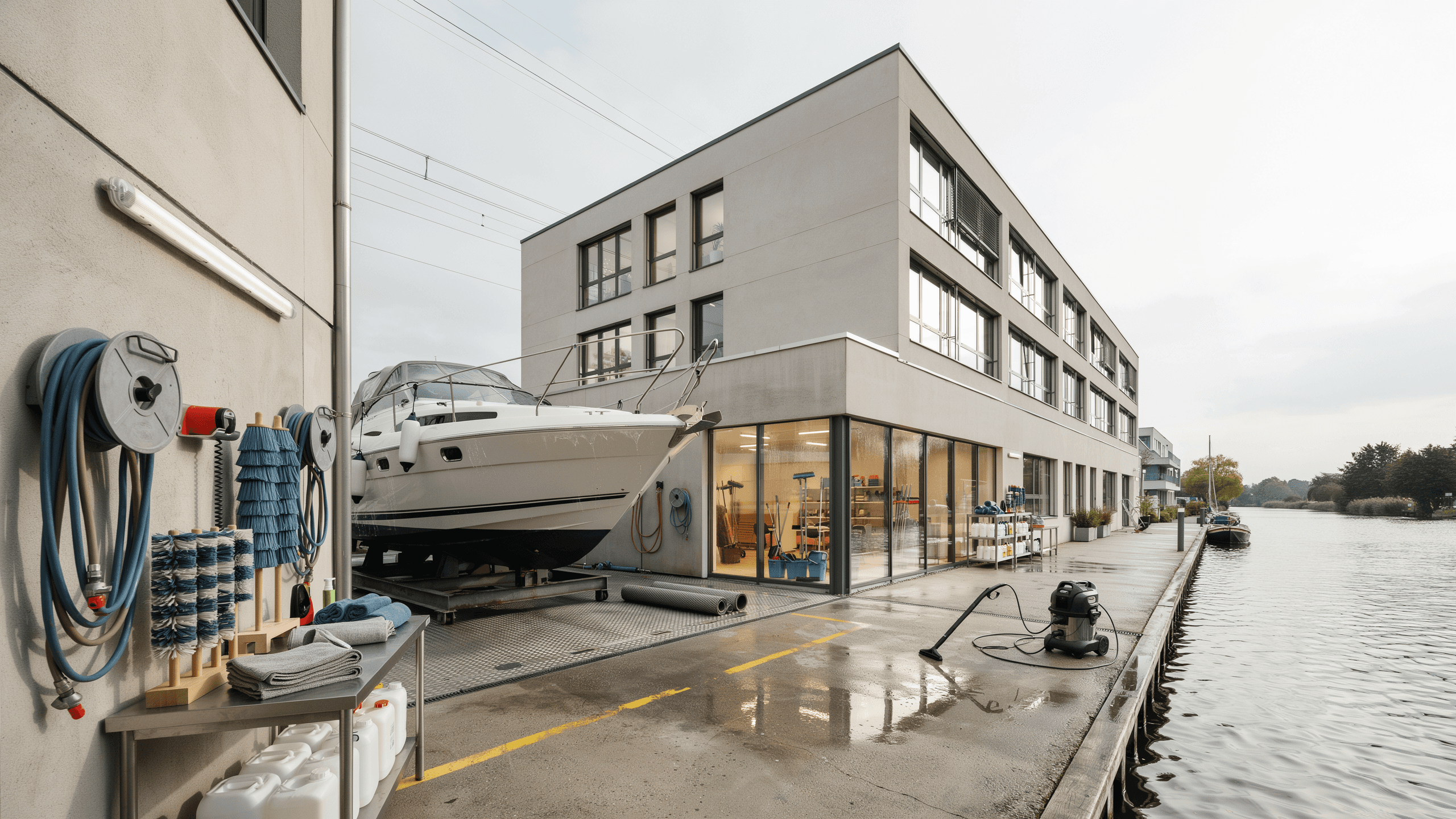Gebäudereinigung mit Boots und Yachtreinigung