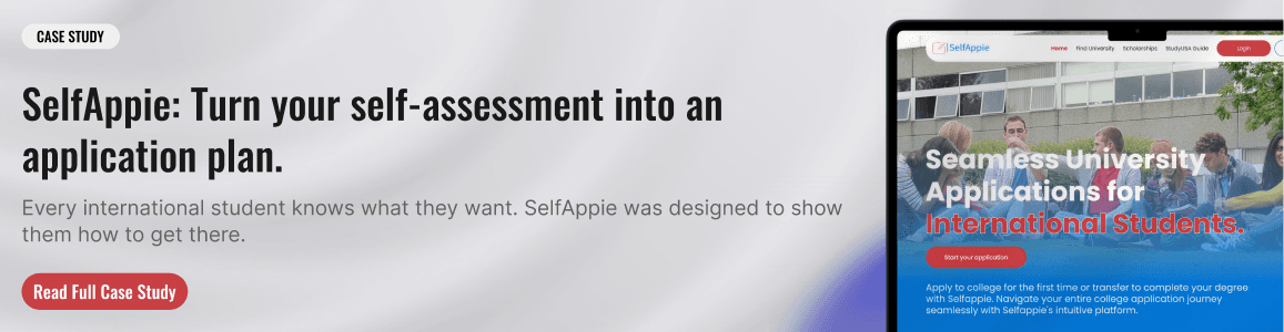 SelfAppie: Turn your self-assessment into an application plan.
