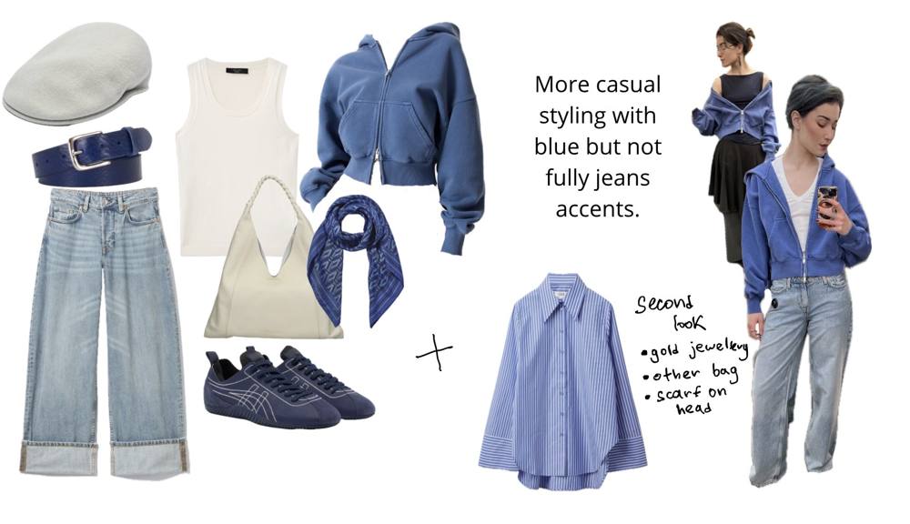 Look 3: blue