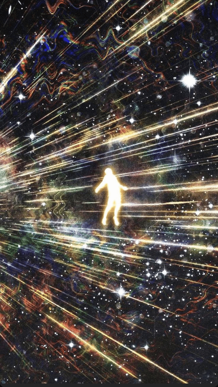 Screenshot of a dark-themed software interface displaying a welcome message and featured images. Mountain backdrop visible.