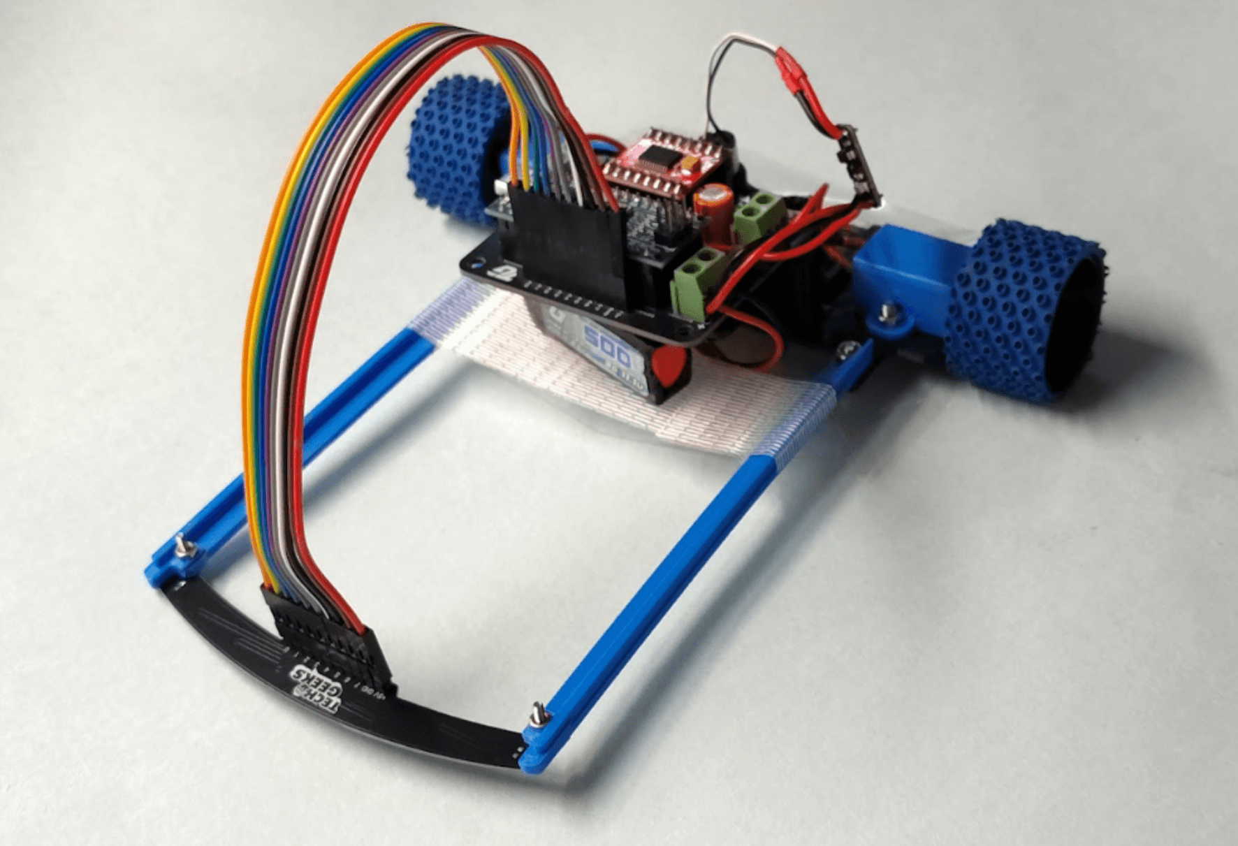TECHGEEKS MARK 2 LINE FOLLOWING ROBOT REAL IMAGE 11