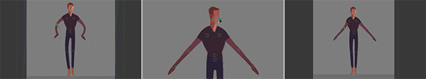 2d custom character animation rig created in Adobe After Effects