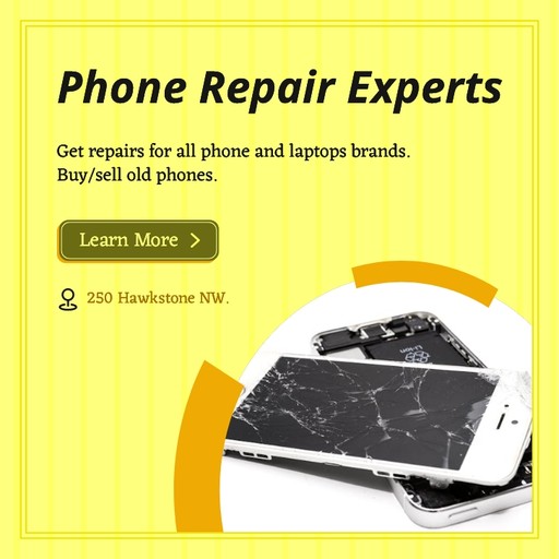 Phone repair WhatsApp poster - generatedWithSivi