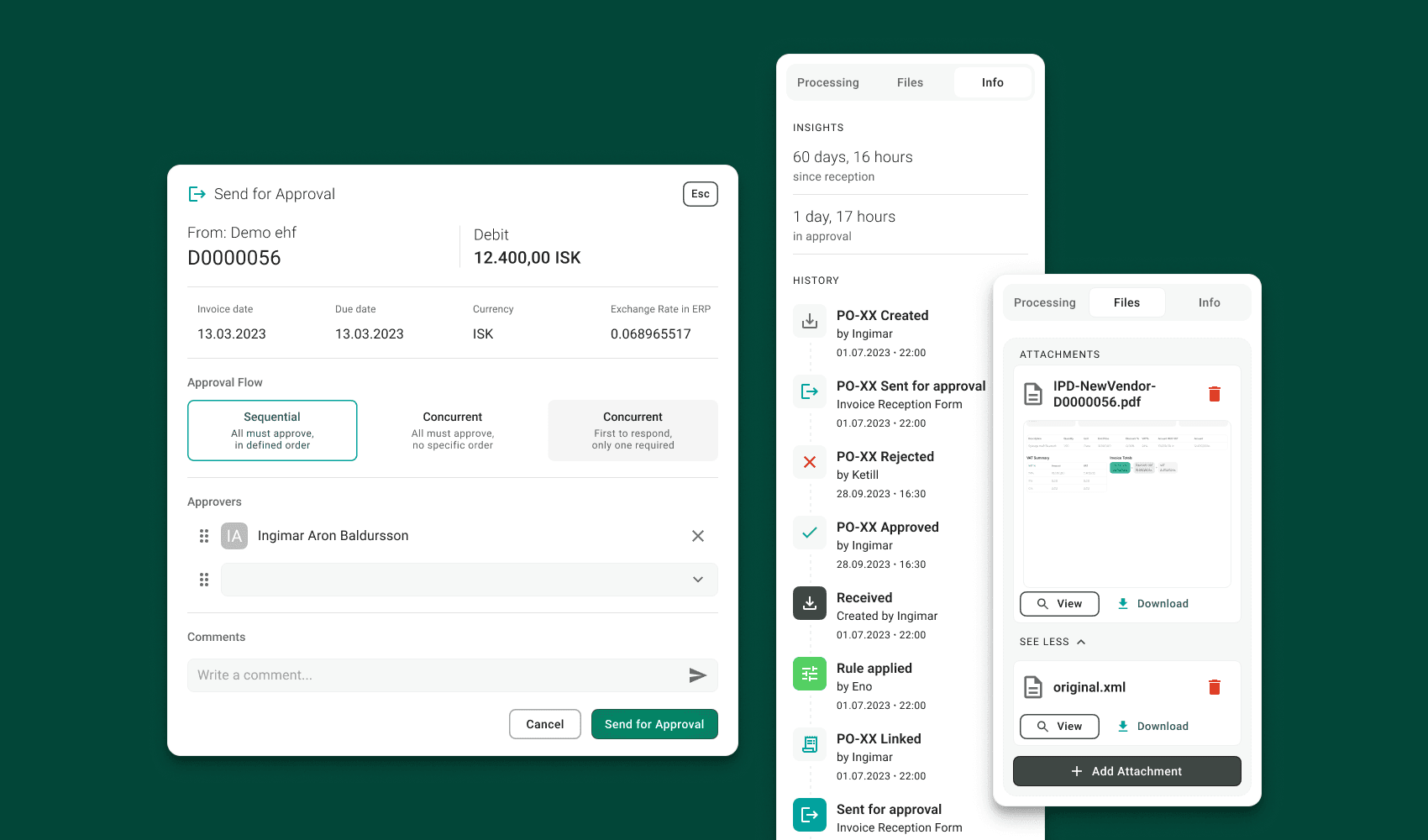 Invoice Approvals