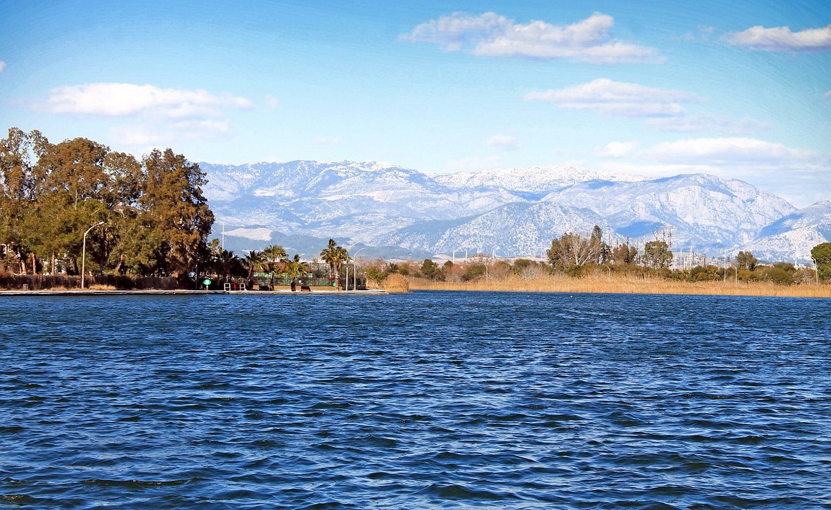 Titreyengol lake and nature landscape near Side Antalya