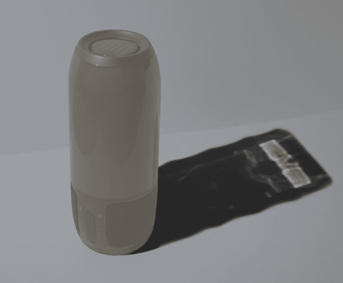 jbl sound box with shadow