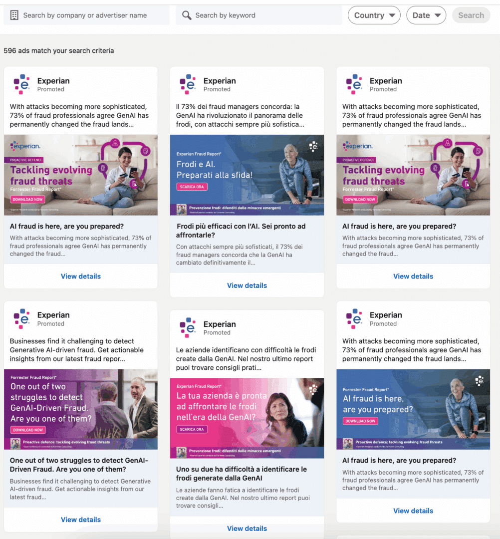 Marketing Spotlight Experian paid advertising