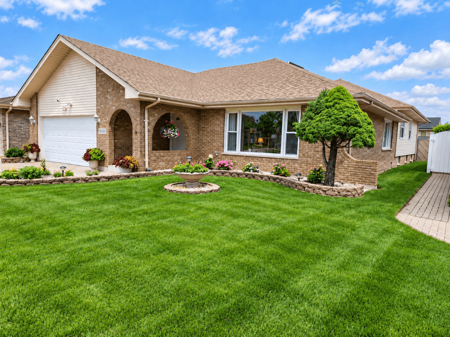 Before image of an exterior project in Oak Lawn, Illinois