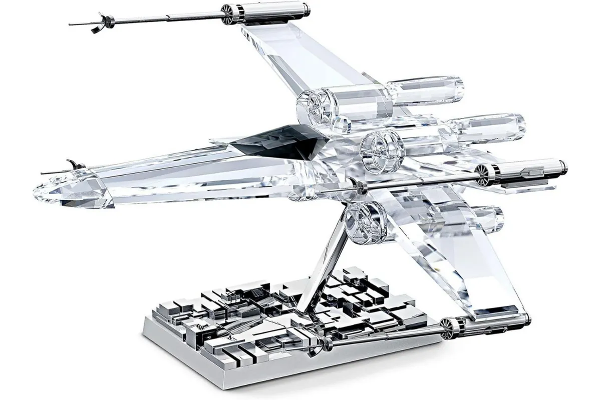Swarovski crystal X-Wing
