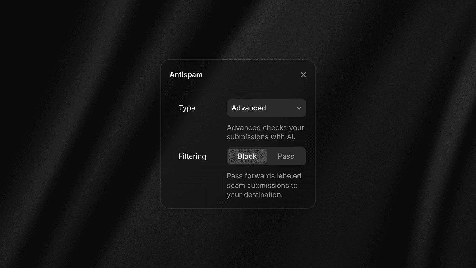 Framer Antispam