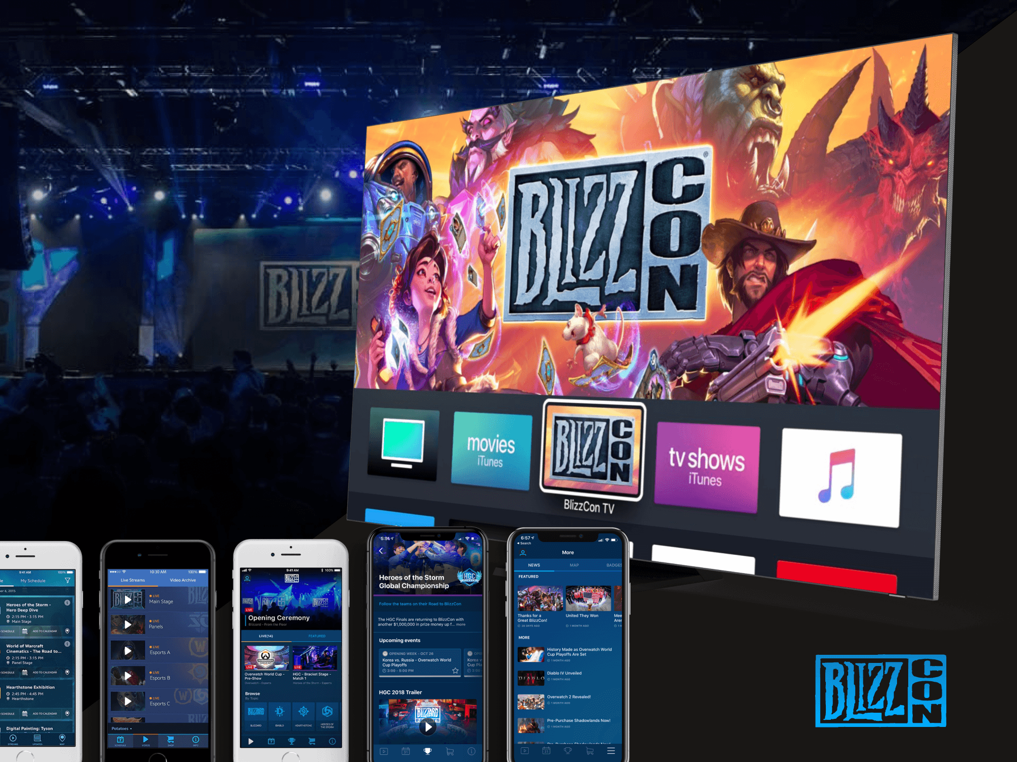 BlizzCon iPhone Apps & Smart TV