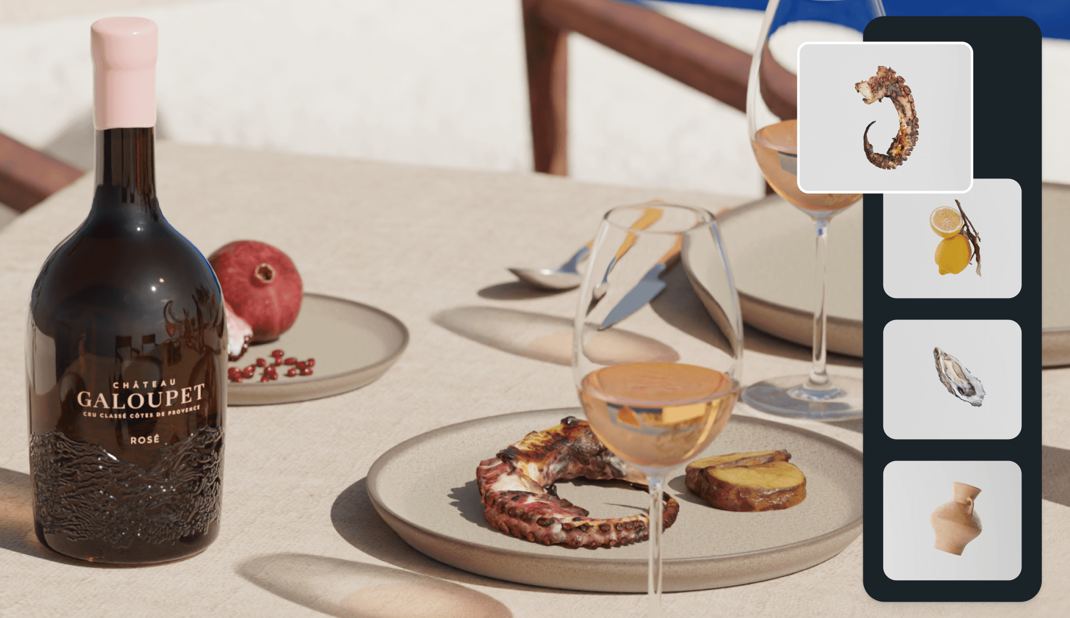 Chateau Galoupet Lifestyle Scene