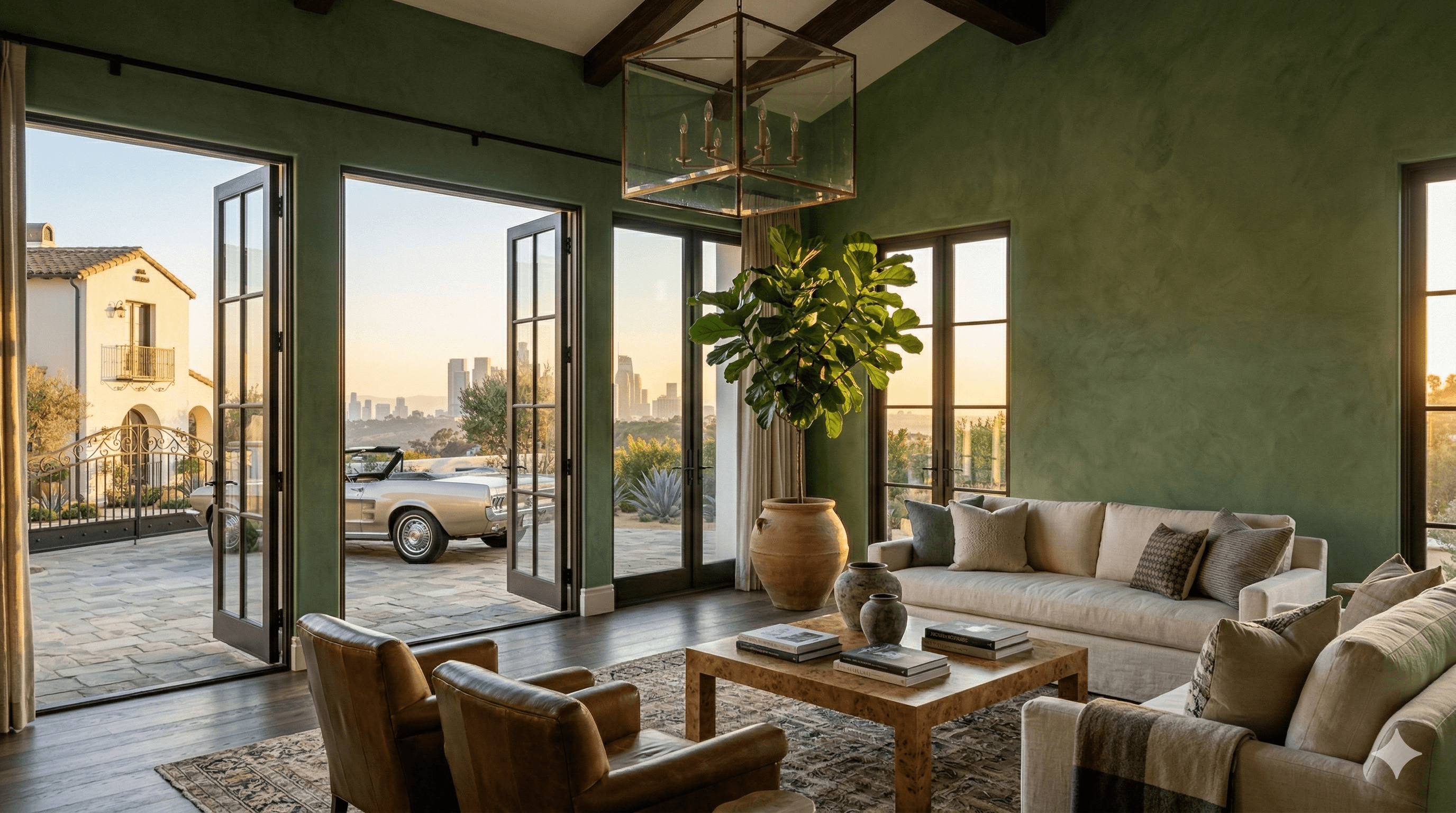 Modern building with many windows