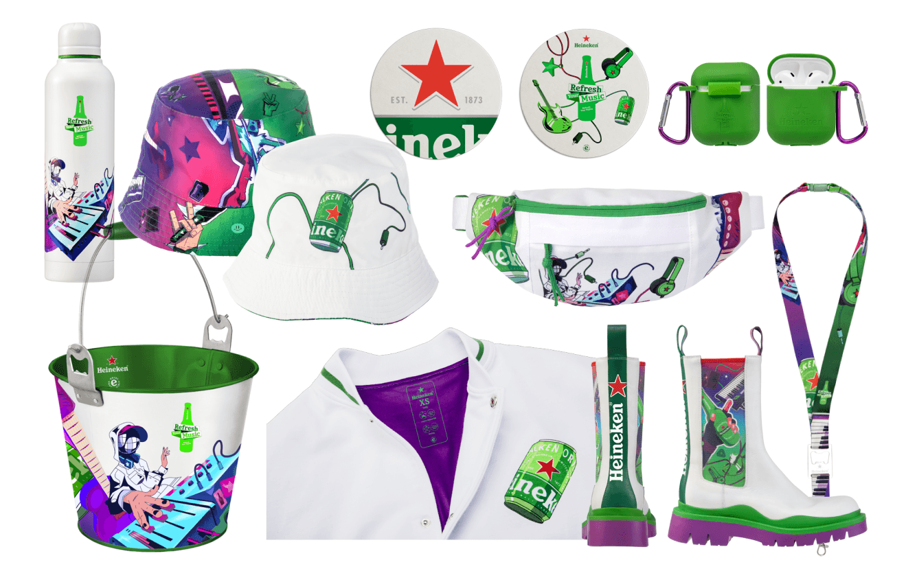 heineken-refresh-your-music-merchandise