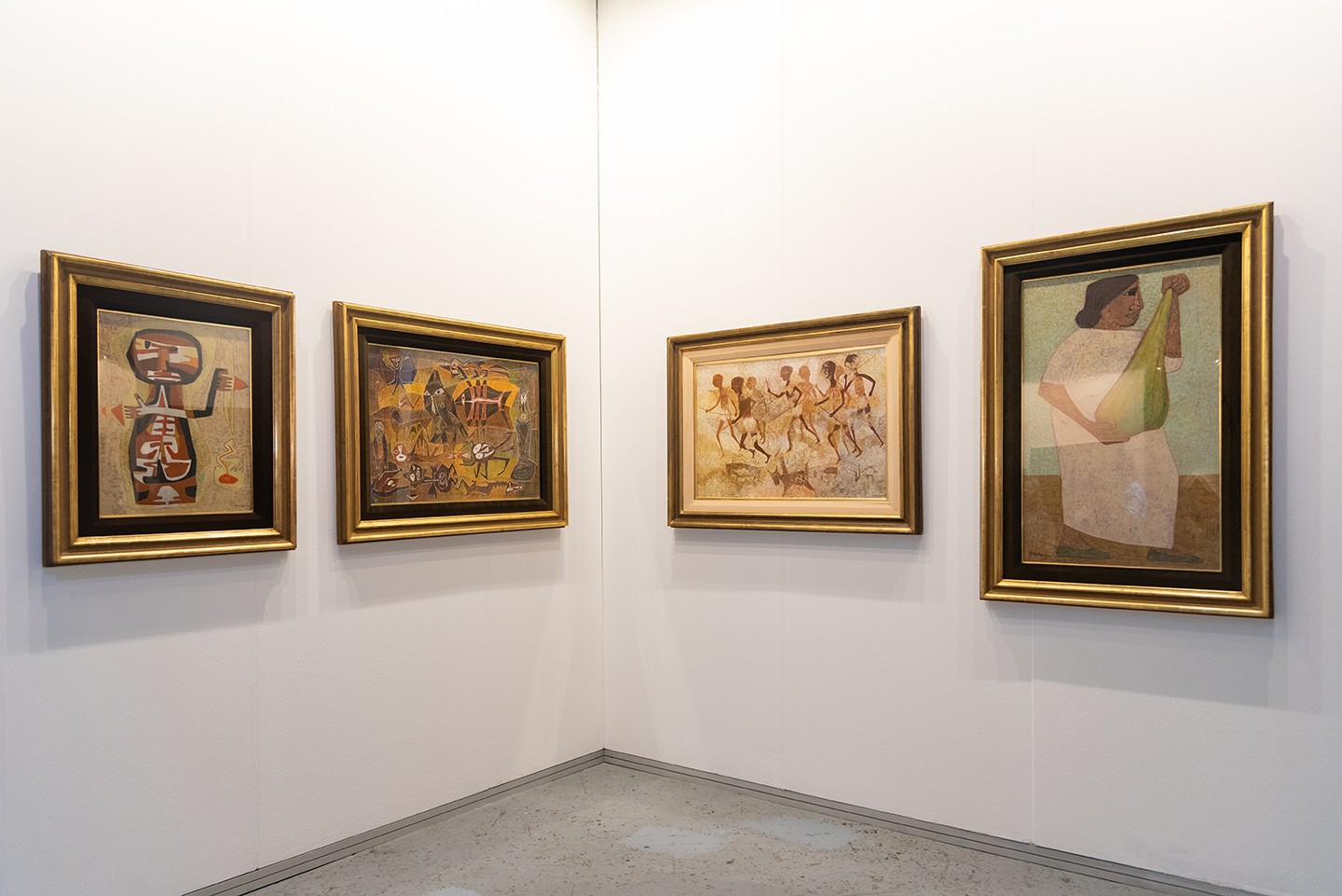 Diego Obligado Galería de Arte - Diego Vergara. Dibujos. Lo numinoso, Examen de conciencia y Los próximos. Pertenecientes al tríptico Estado de situación Grafito sobre papel - 70 x 50 cm. CU - 2024 