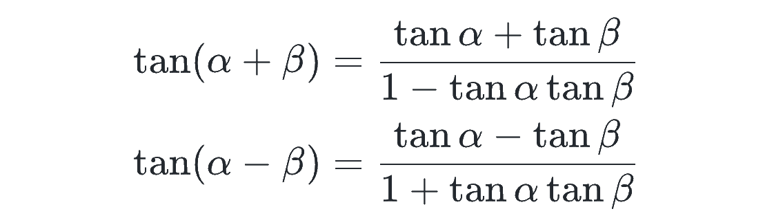 tan の加法定理