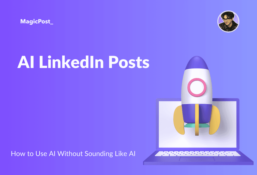 MagicPost's thumbnail for the article AI LinkedIn Posts
