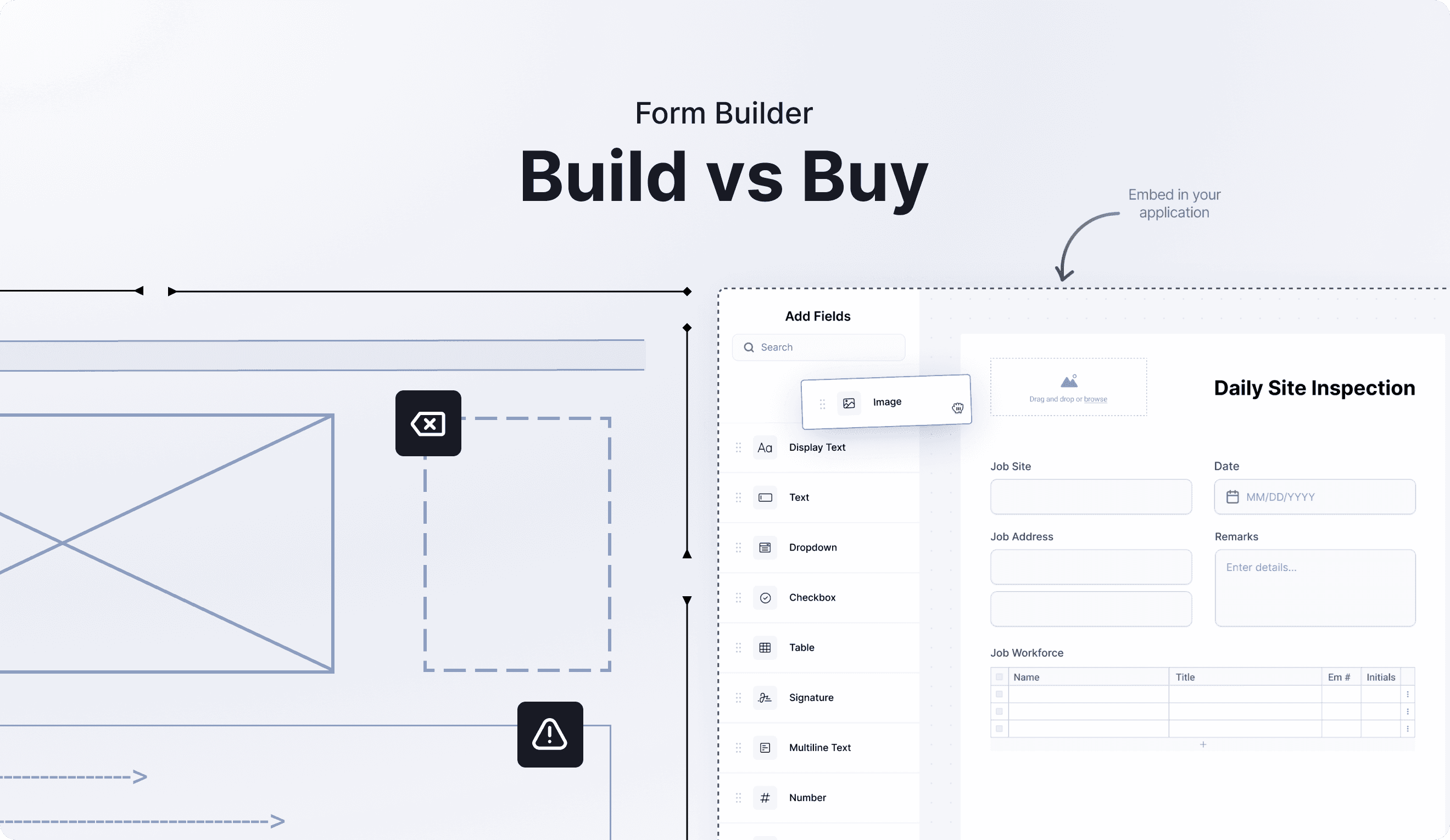 build vs buy a form builder