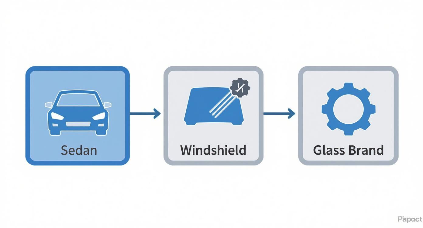 Infographic about how much is a windshield replacement