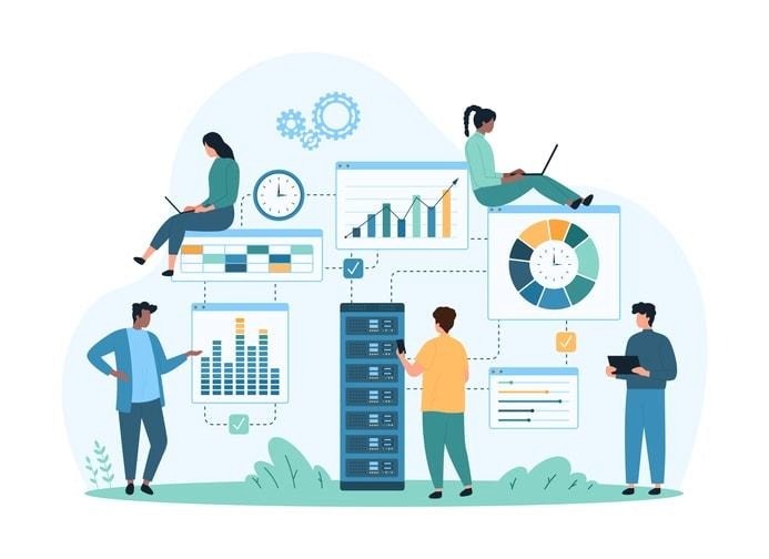 An infographic highlighting the benefits of text mining in various sectors.
