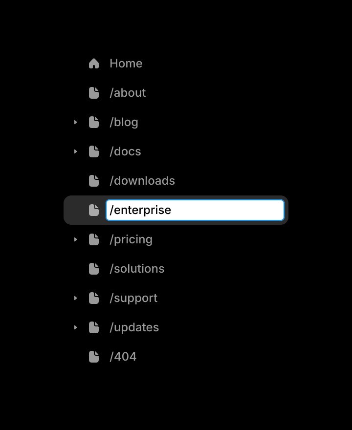 Custom URLs in Framer