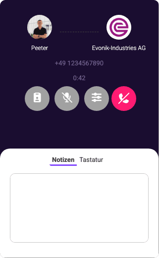 Integriertes Soft-Telefon