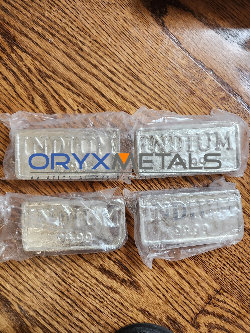 Indium Ingot Scrap Recycling - Oryx Metals