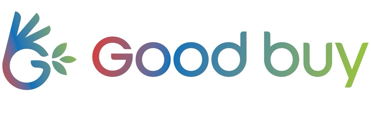 Logo of Good Buy Group of Companies (Good Buy Soaps and Cosmetics Pvt. Ltd), founded by Dr. KP Khalid, featuring a modern and eco-friendly design.