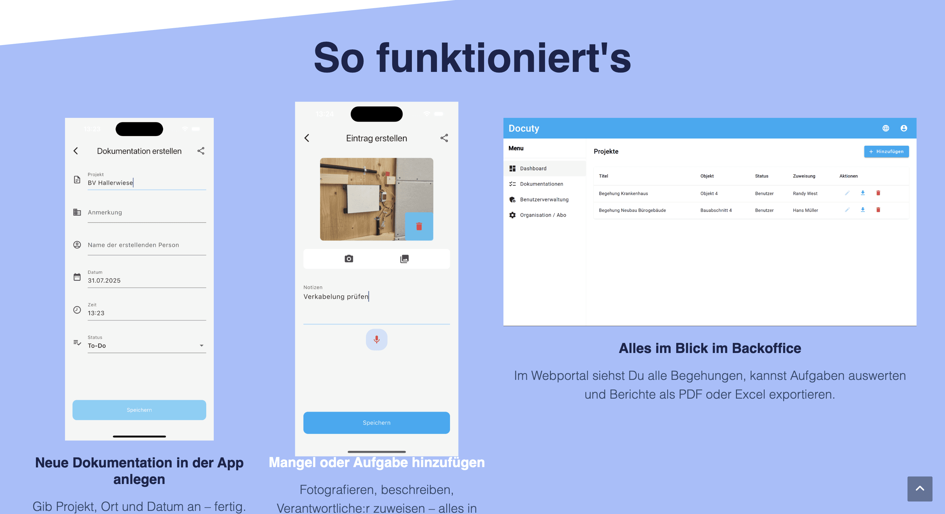 Alter Docuty App Store Eintrag