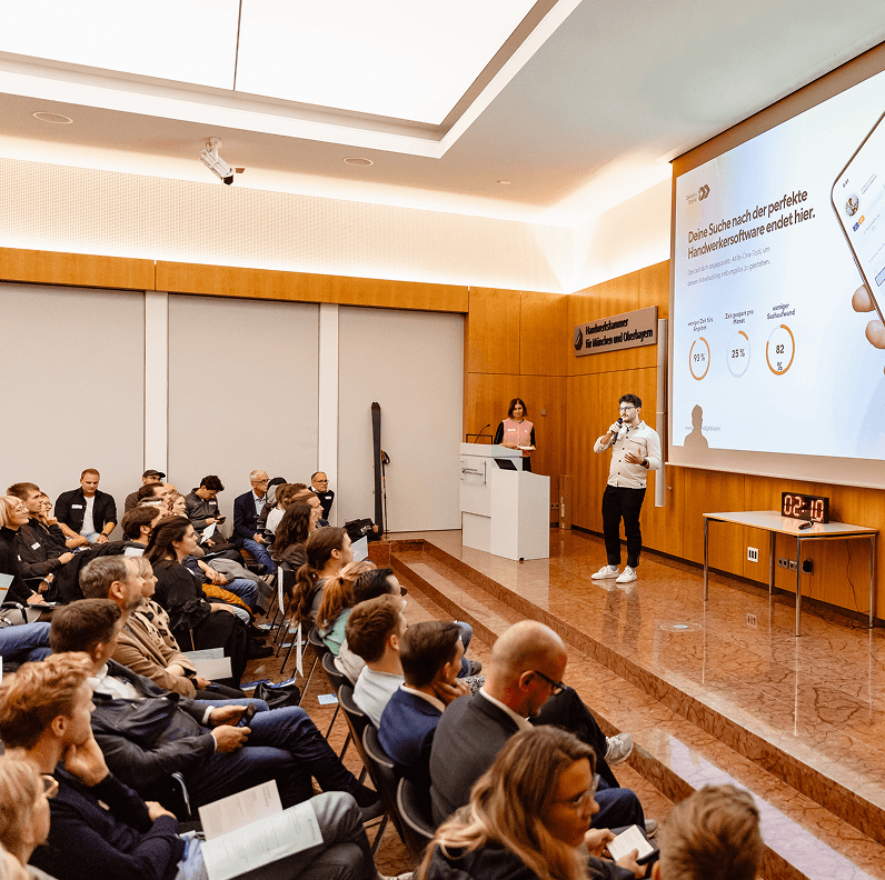 Vortrag vor Handwerksbetrieben