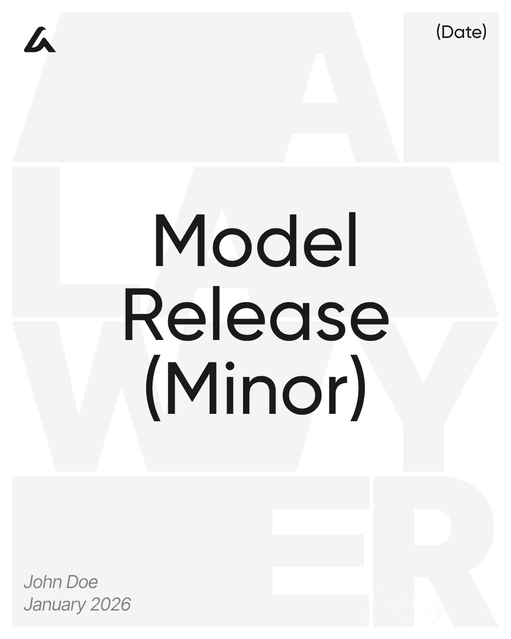 Model Release (Minor)