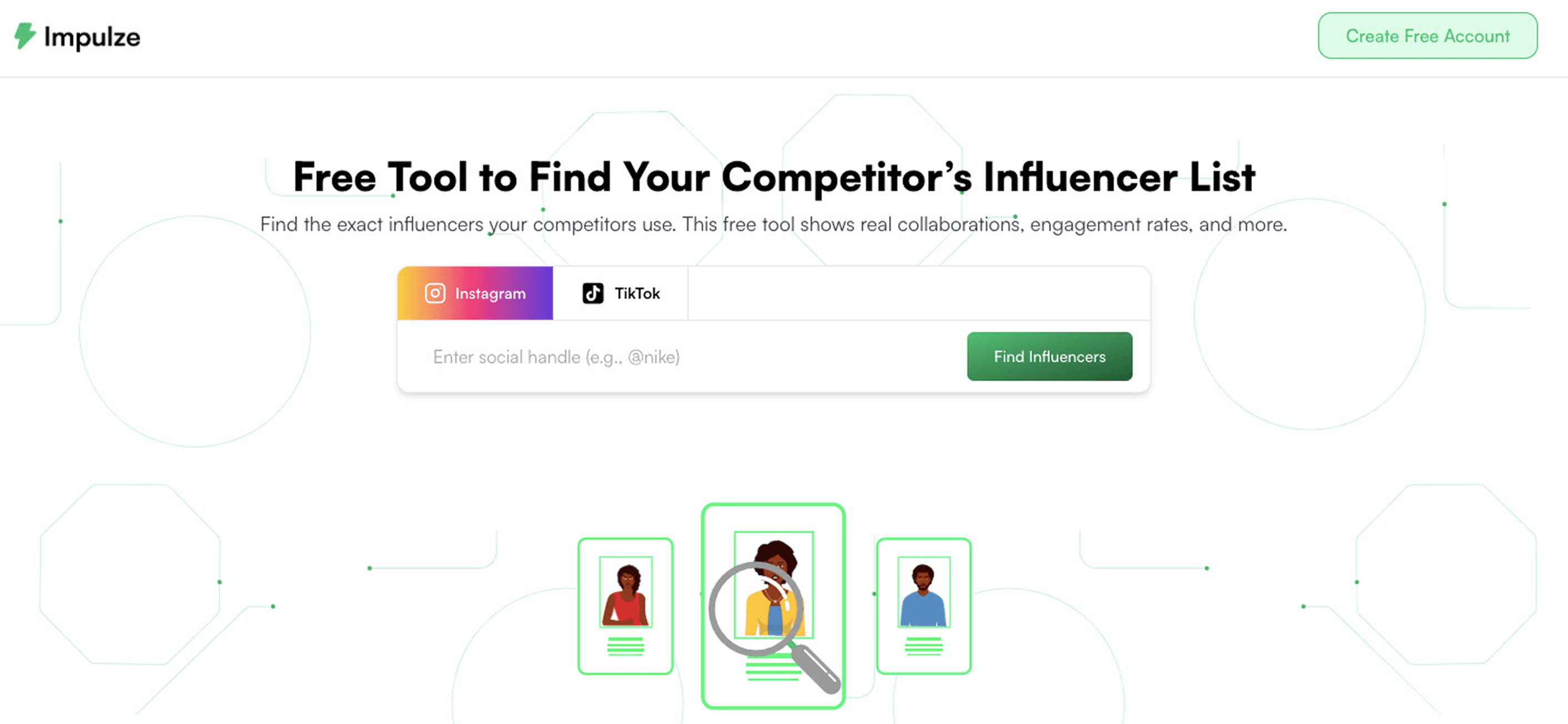 Use collabfinder by impulze to see which influencer is working with your competitor