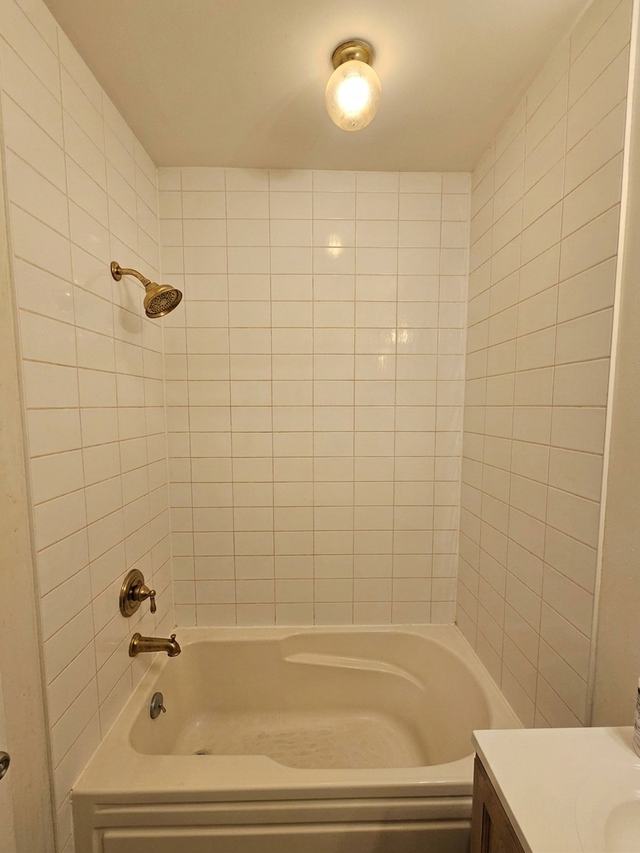 Subway Tile & Fixture Refresh — before