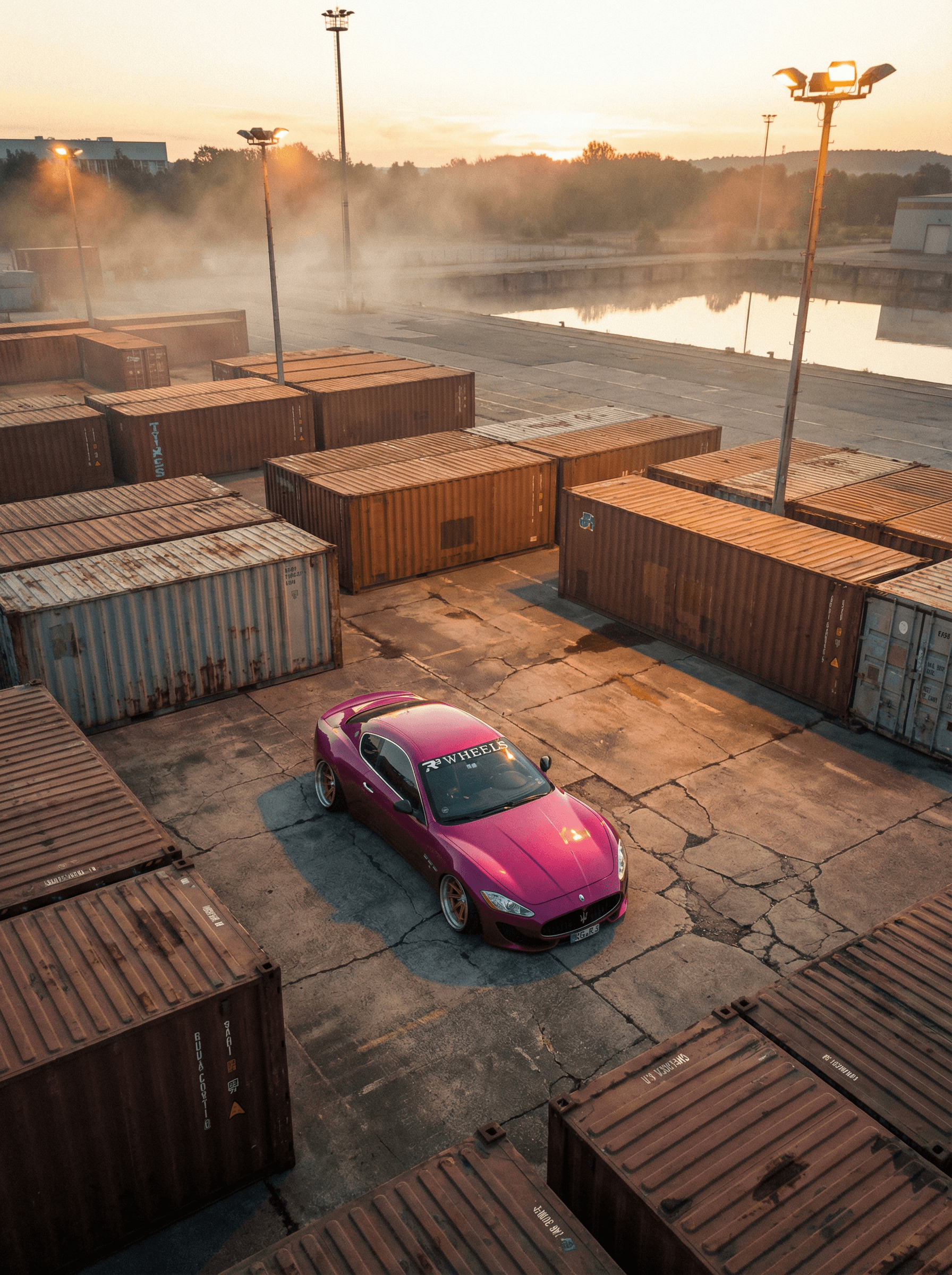 Streetside billboard with flyposters of the Batch.Works brand and illustrations