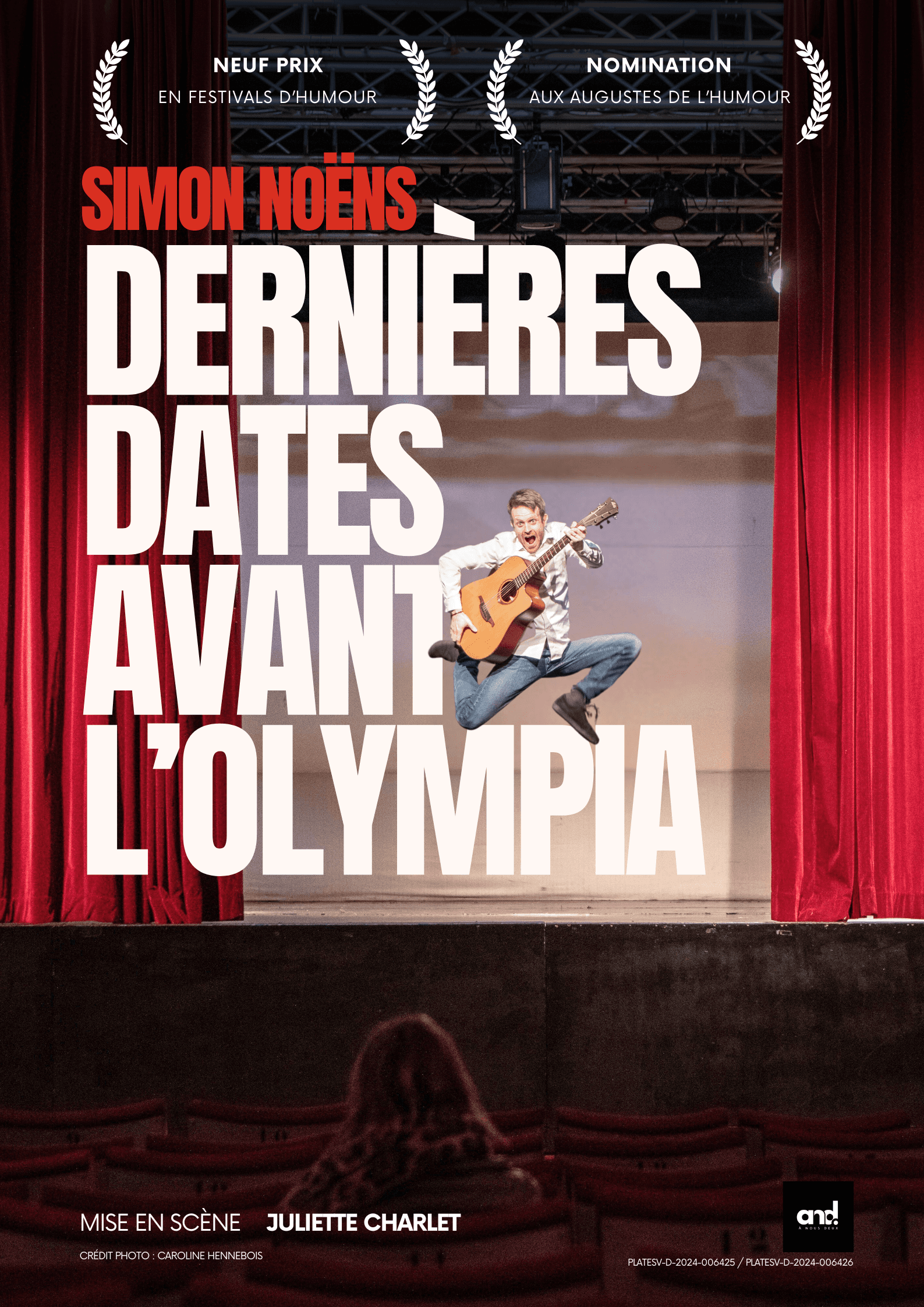 Affiche de Simon qui saute sur scène