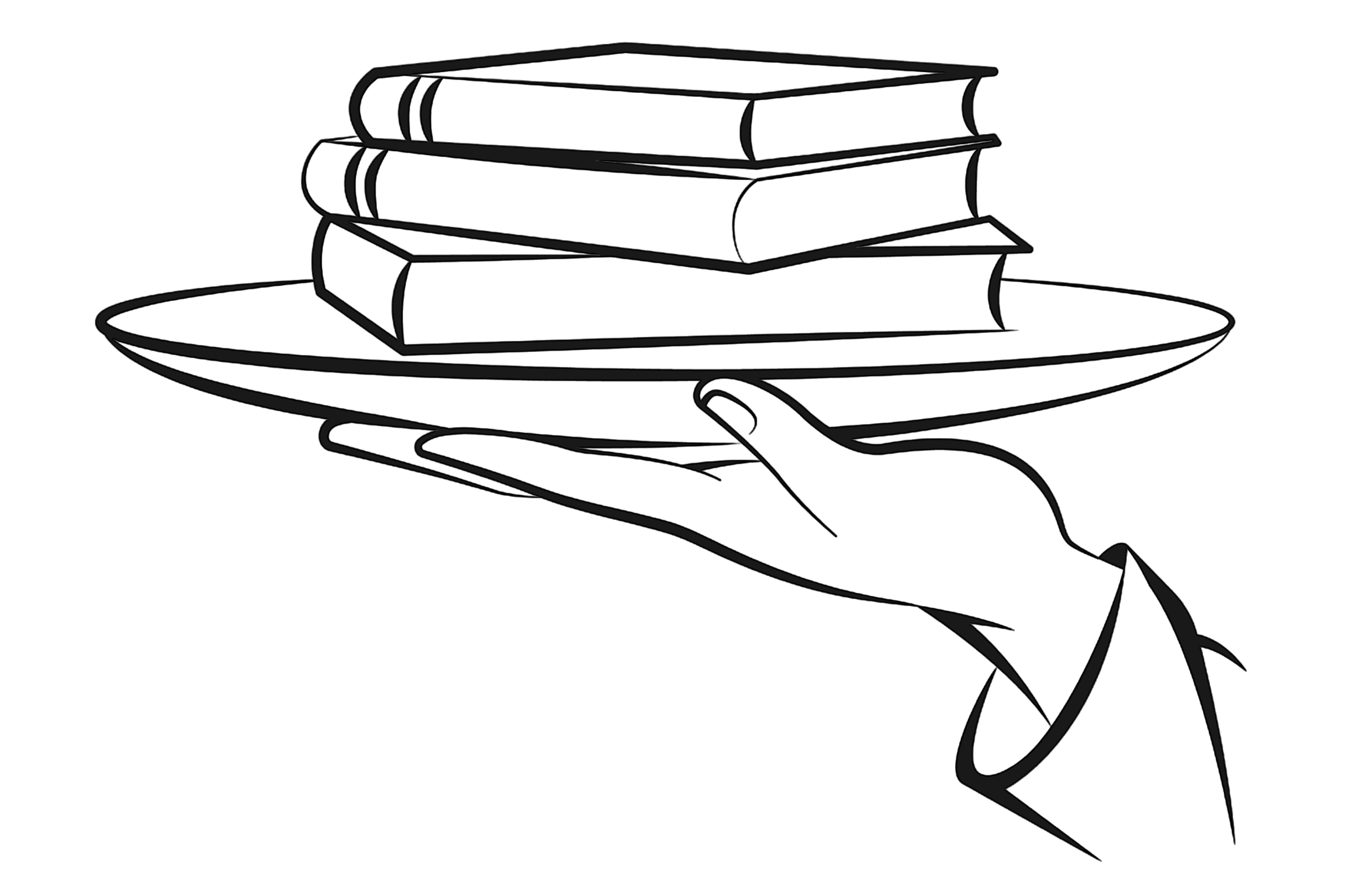 A young person with curly hair smiles at the camera while sitting in front of a laptop against a dark background.