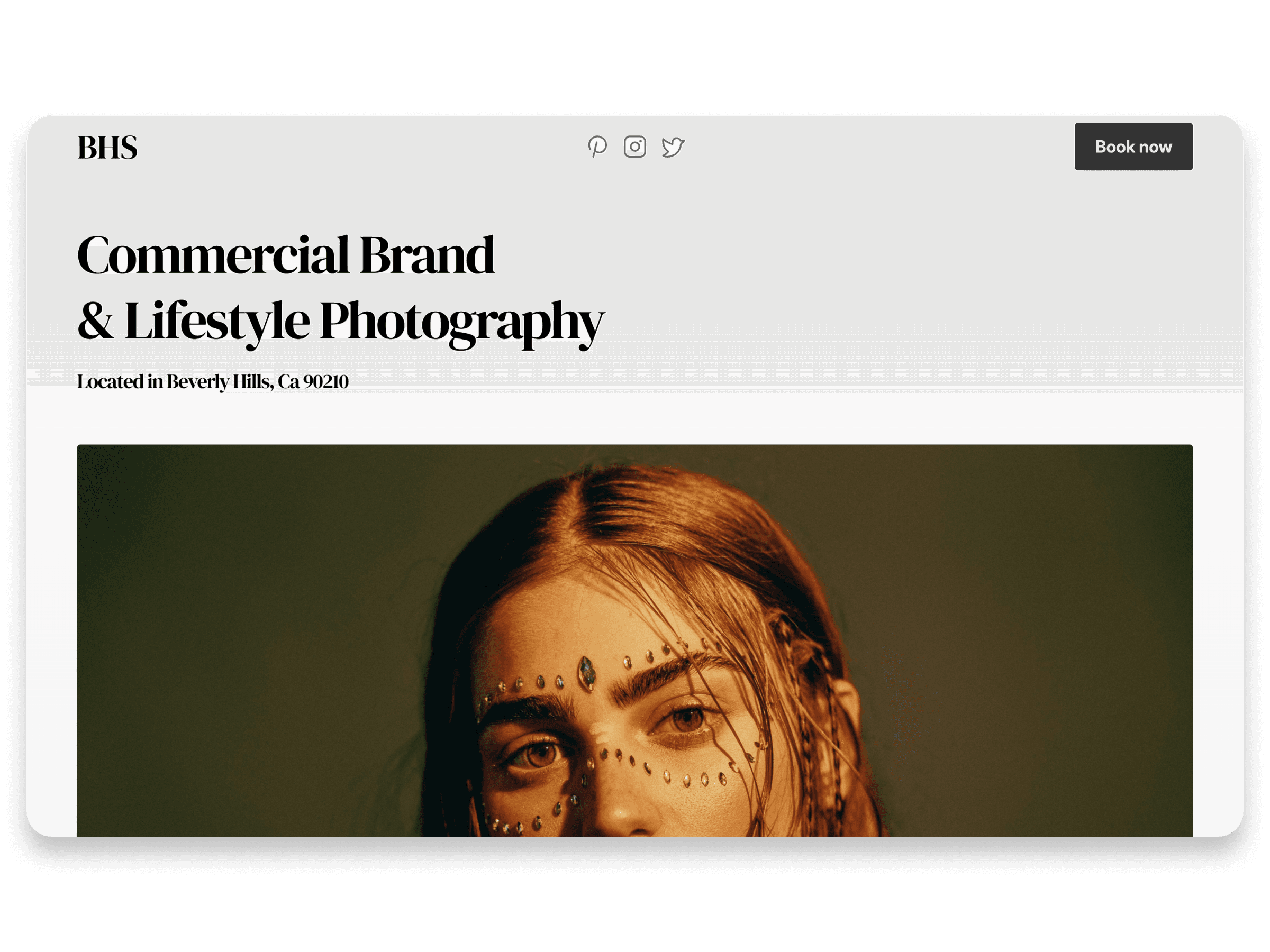 A photography CMS site built for easily updating portfolio projects