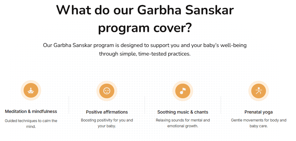Garbh Sanskar program cover