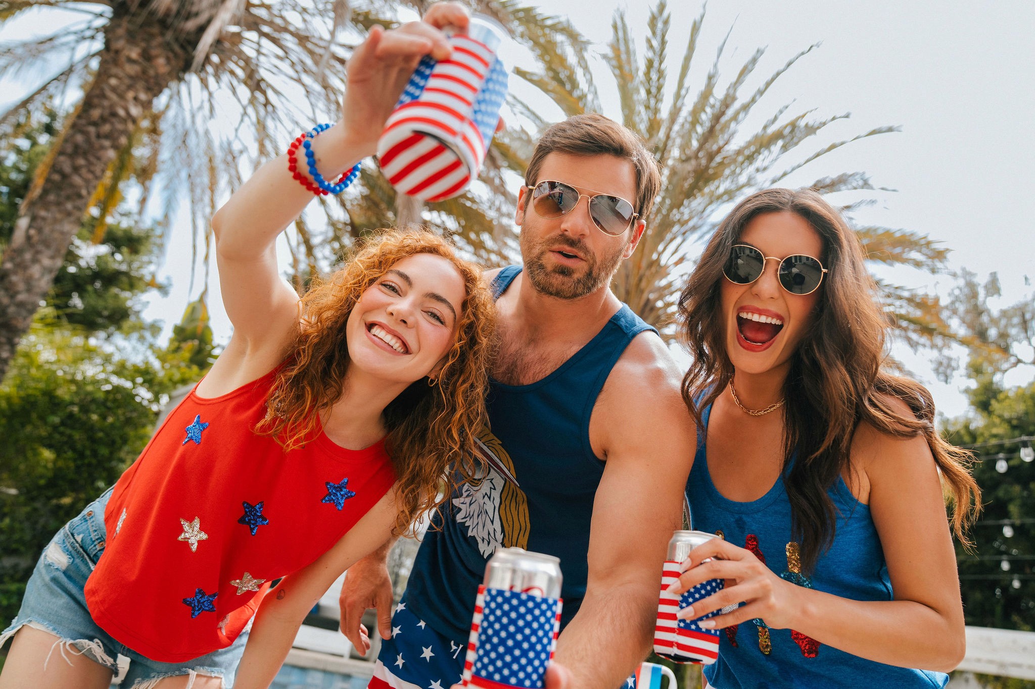 USA backyard party 