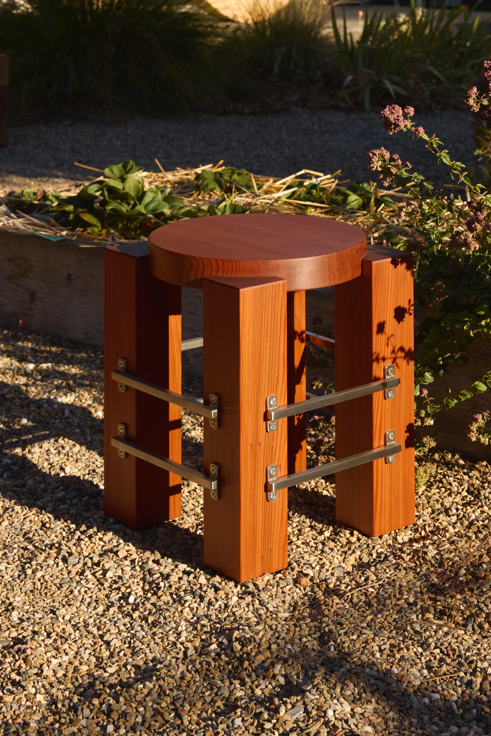 Barred Side Table