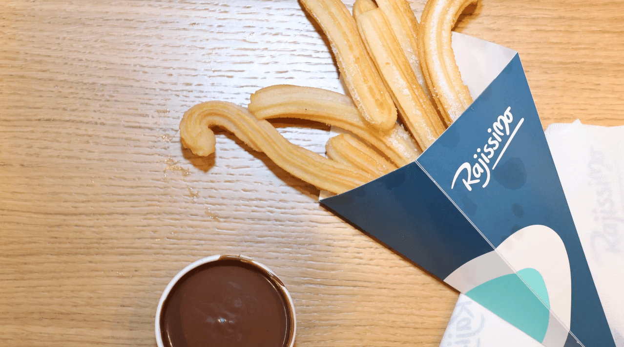 Churros with toppings