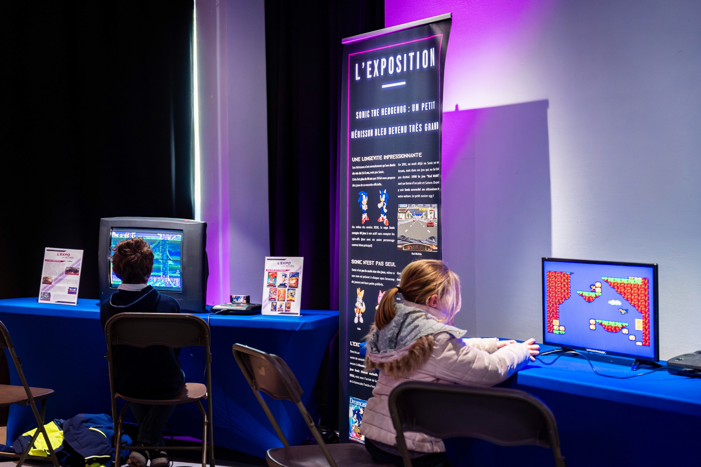 Exposition retrogaming 2 Lives enfants