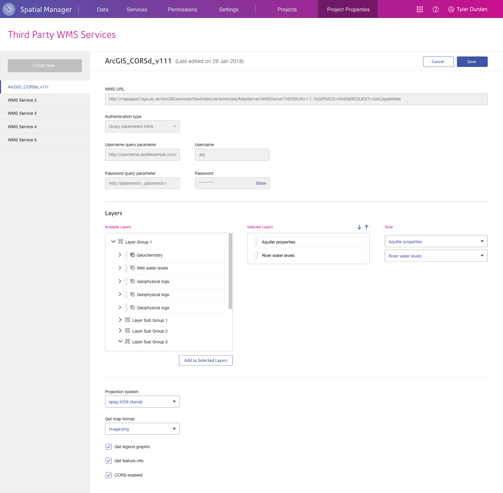 Third Party WMS Services