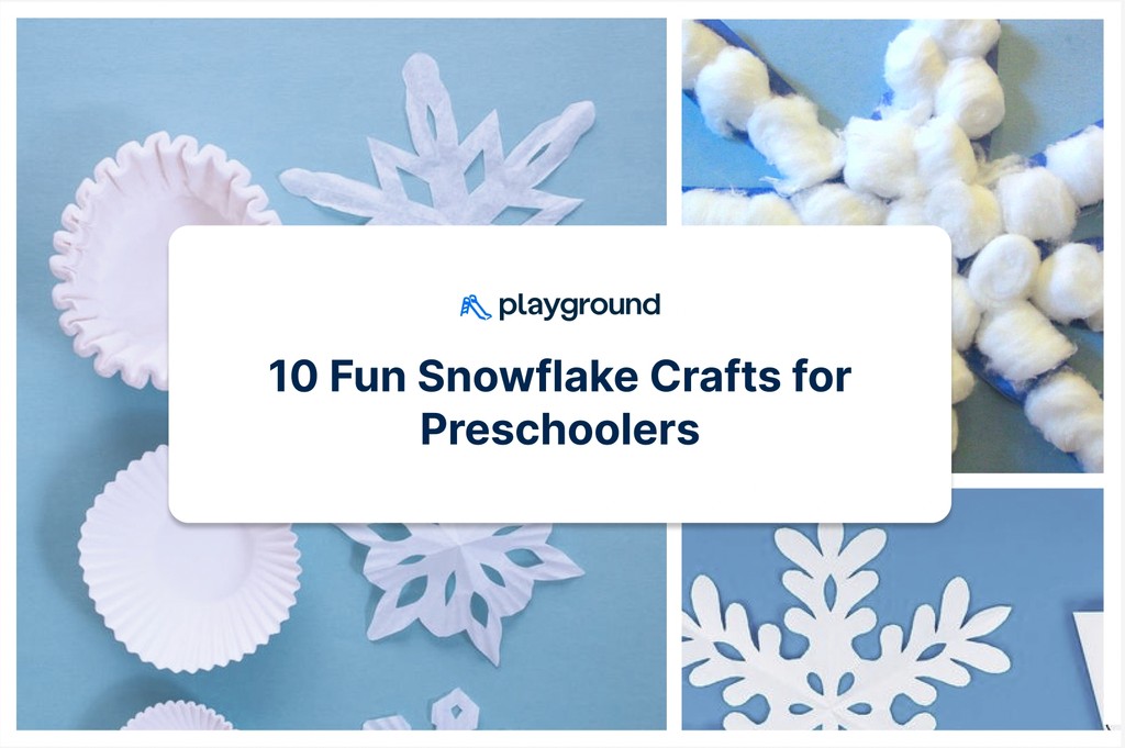 10 Fun Snowflake Crafts for Preschoolers - Playground | The Modern ...