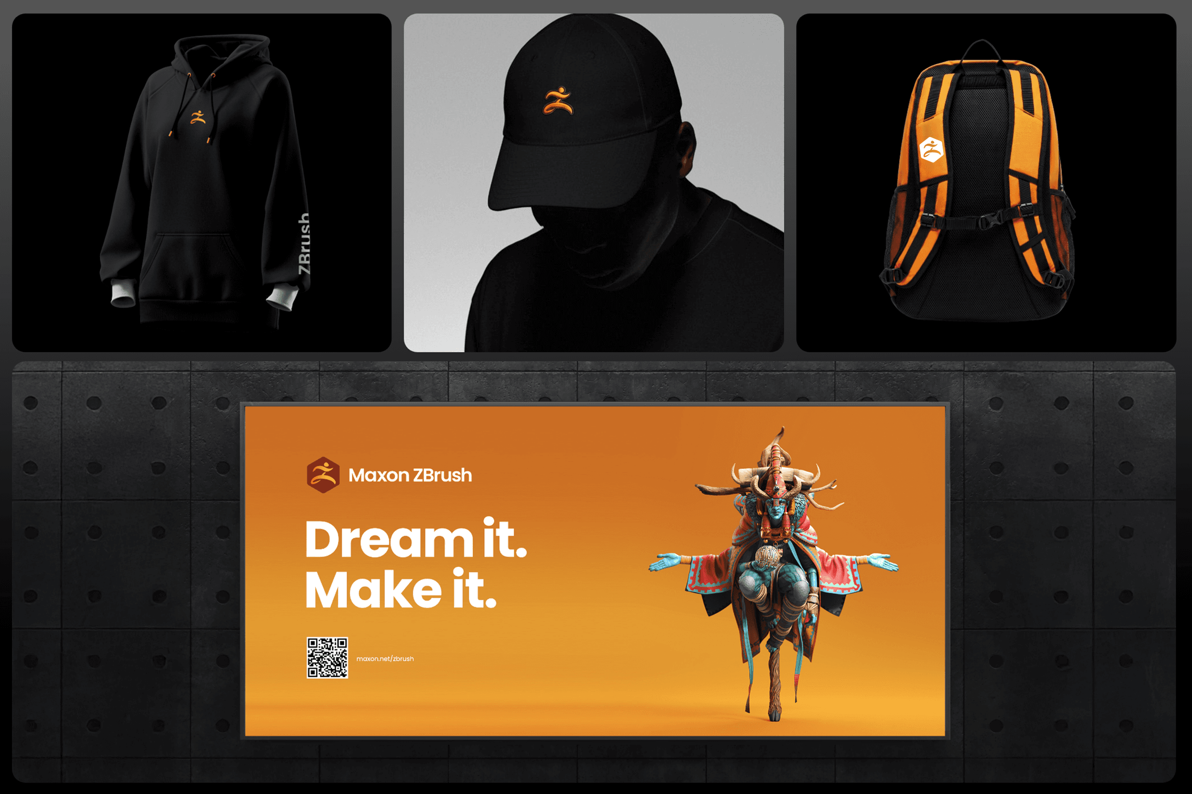 Maxon Rebrand - Merch and Signage