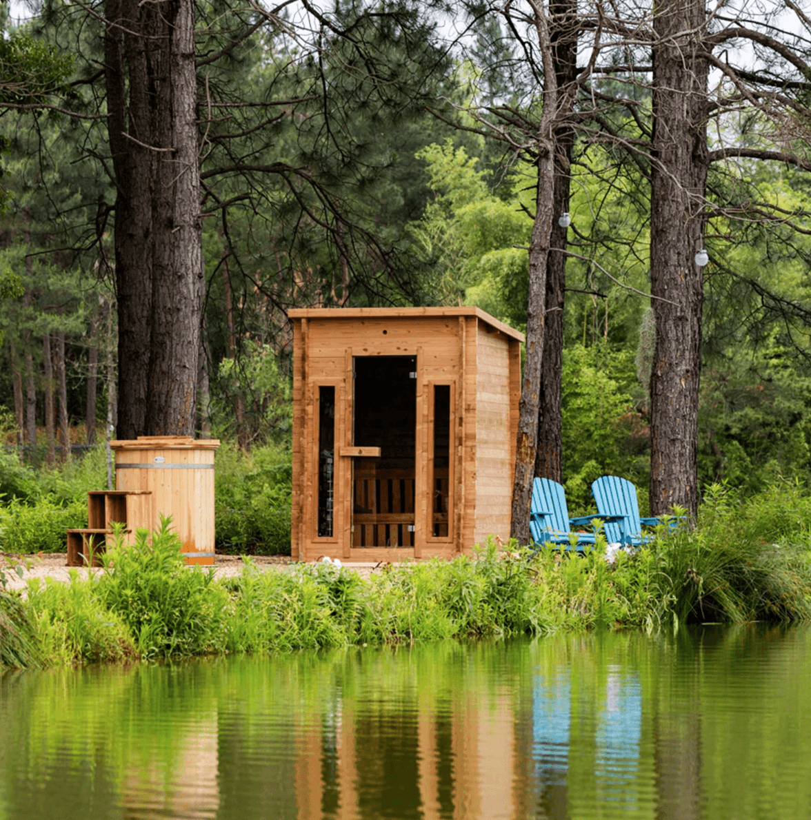 Redwood Outdoors sauna